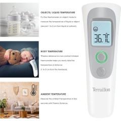 Terraillon THERMO DISTANCE White Thermometer - Accurate, Stylish & Essential for Home Wellness!